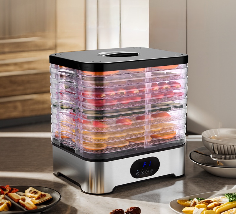Food Snacks Ideas - Intelligenter 110-240V Haushalts- und Gewerbe-Lebensmitteltrockner, Neuartige