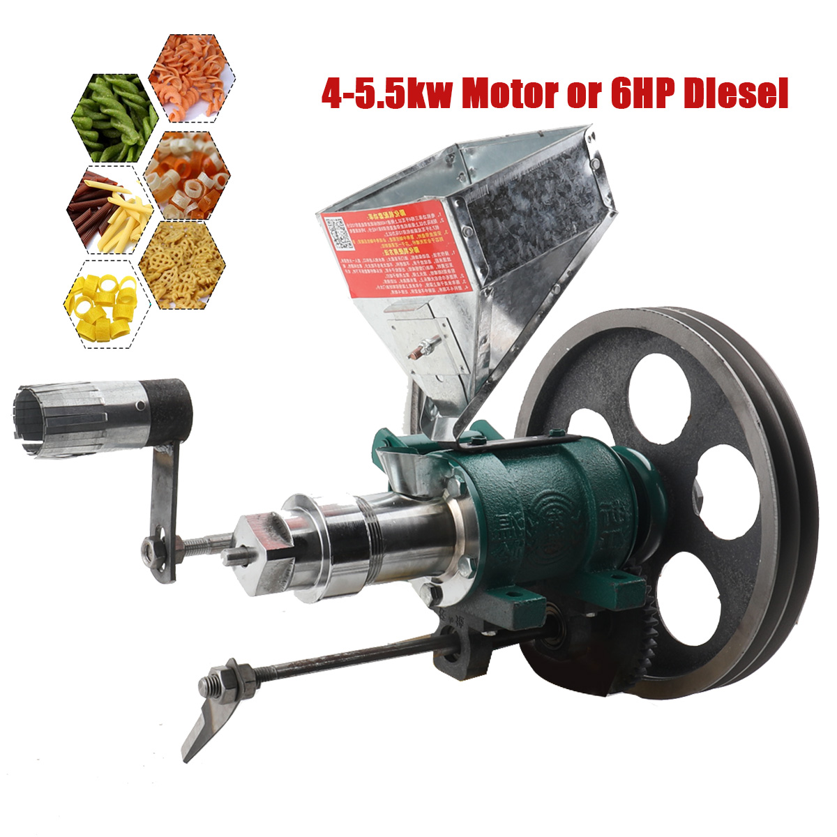 Food Processor Snacks - 25 kg/h Snack Extruder Mais Reis