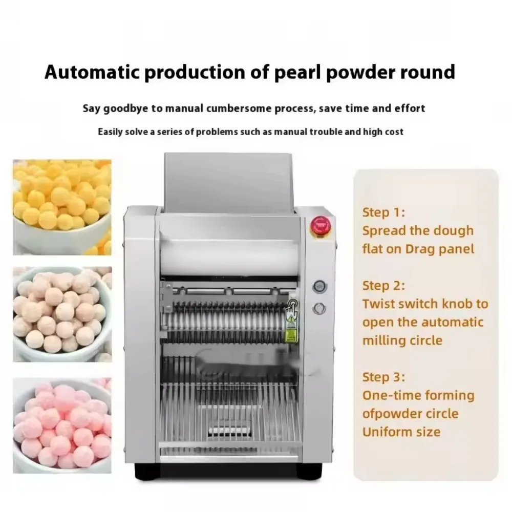 Food Snacks To Make - Multifunktionale Snackmaschine - Schwarzer Tapiokastärke-Kugelformer, Kommerzielles