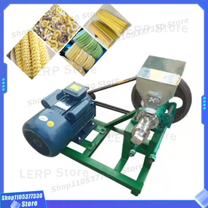 Food Processor Snacks - Mini-Mais-Puffmaschine, Haushalts-Snack-Maker, Reis-Extruder, Puffreis-Processor, kompaktes Küchengerät