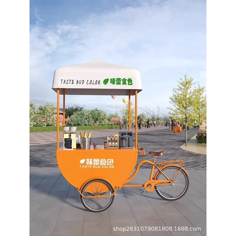 Snacks Food Usa - Mobiler Imbisswagen für Kaffee, Milchtee, Limonade,