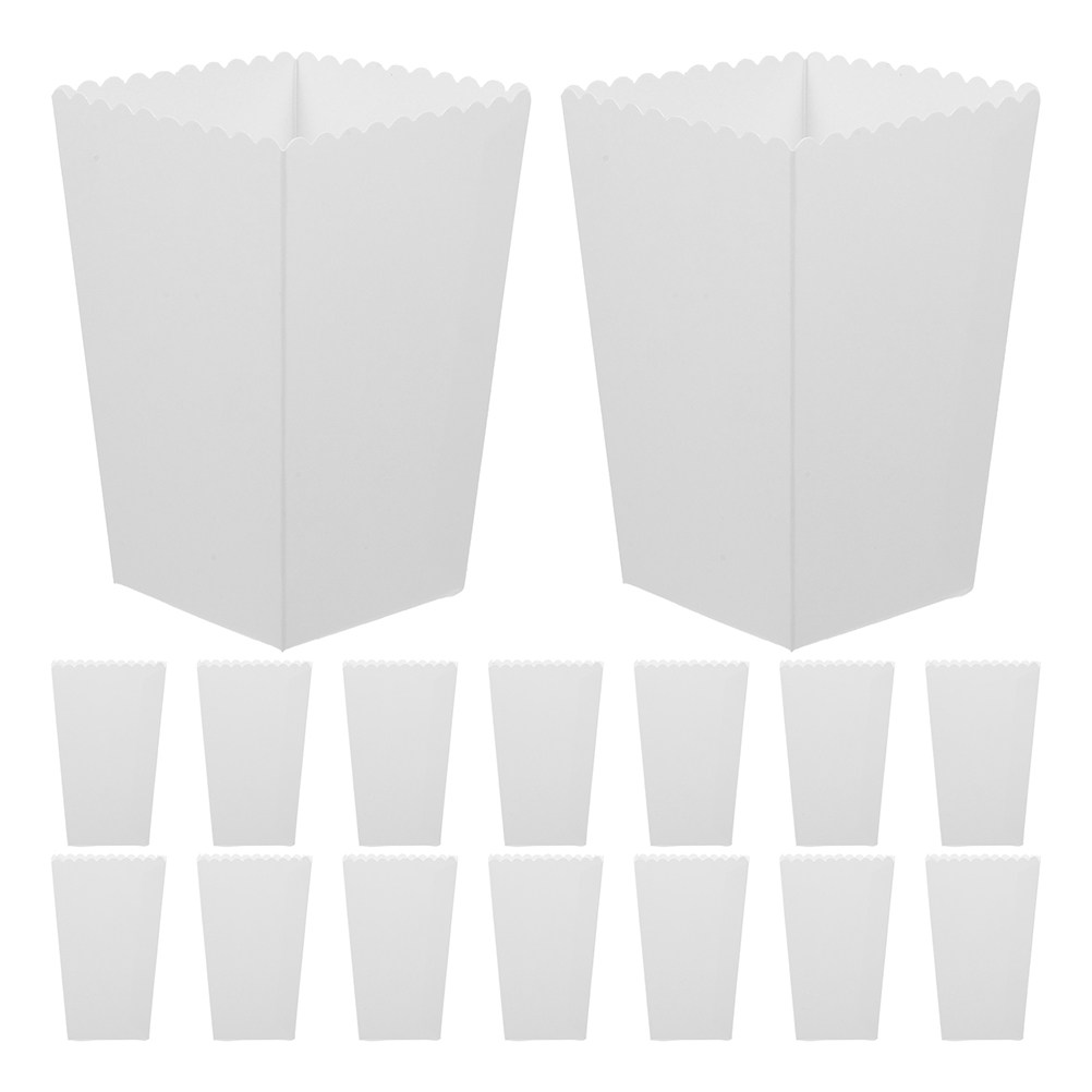Food Day Snacks - 36 Stück Party-Popcornboxen Minimalistisches Design Robuste