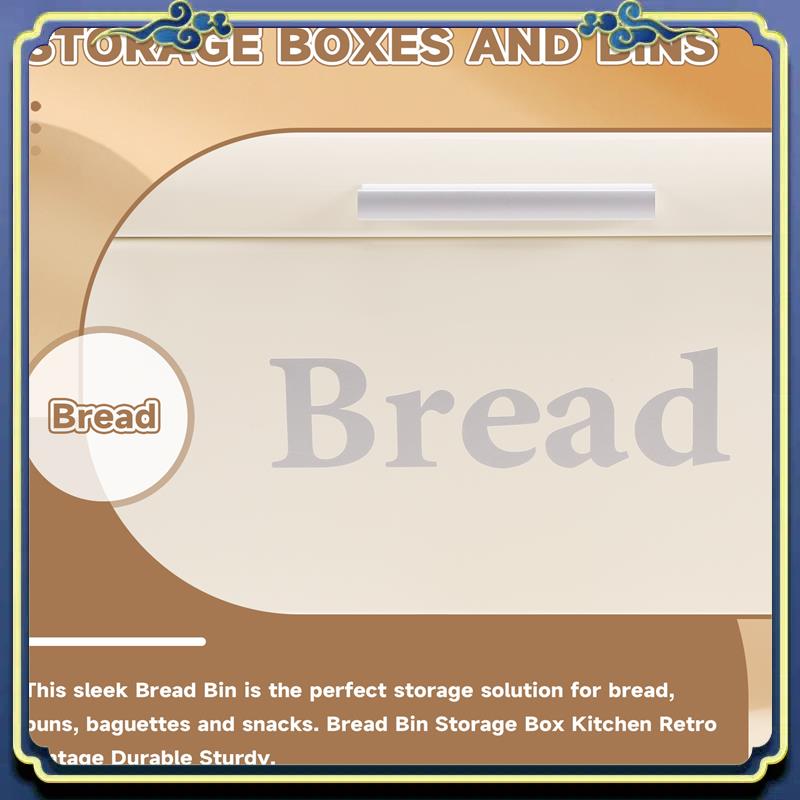 Vintage Brotkasten aus Eisen,  – Food E Snacks Bewertung und Preis