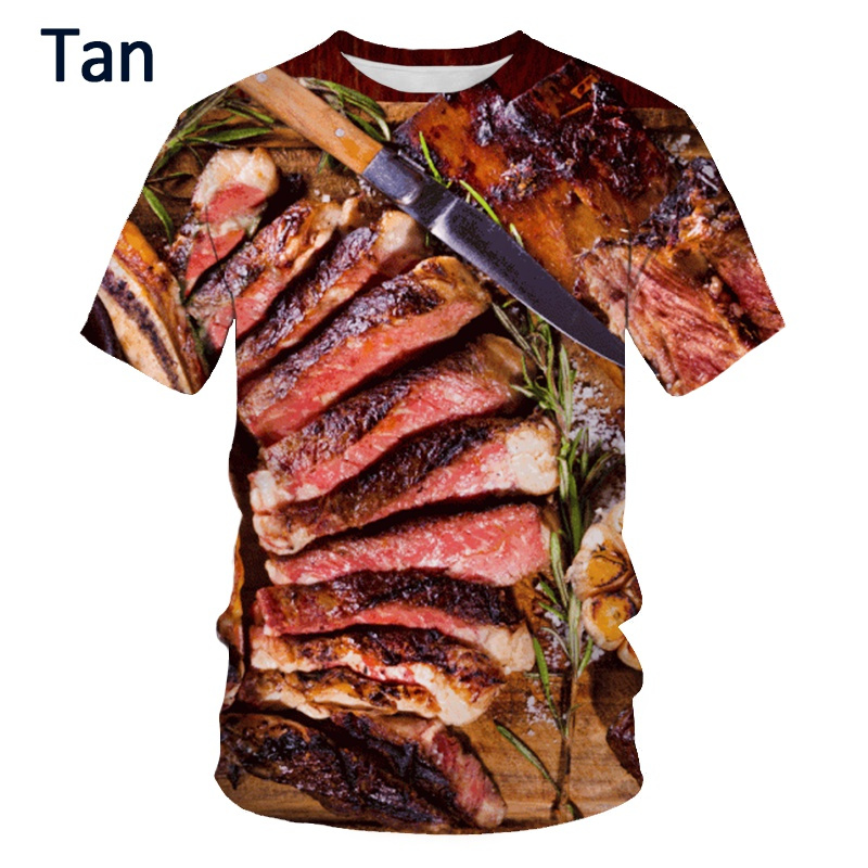 T-Shirt mit Lebensmittel-Grafi – Food Snacks Chips Bewertung und Preis