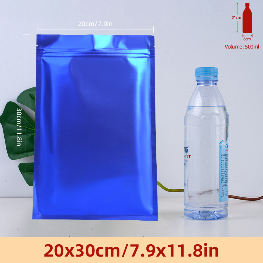 100 Stück matte blaue Folien-R – Snacks Food Usa Bewertung und Preis
