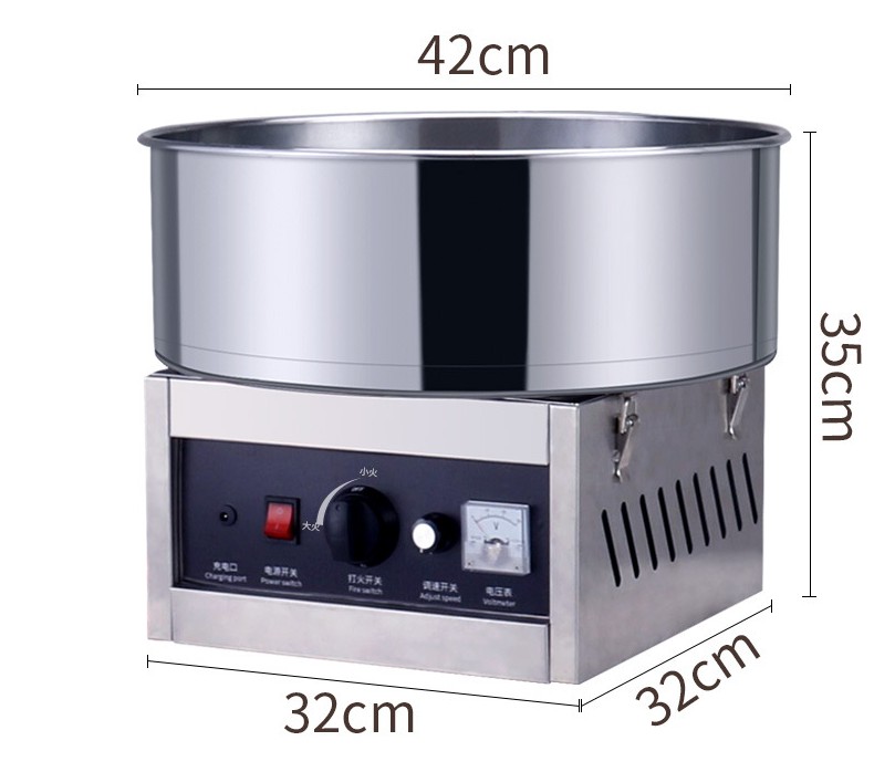 Kommerzielle DIY-Zuckerwattema – Food Processor Snacks Bewertung und Preis